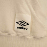 Umbro Relaxed Mens Football Training Hoodie - Cream