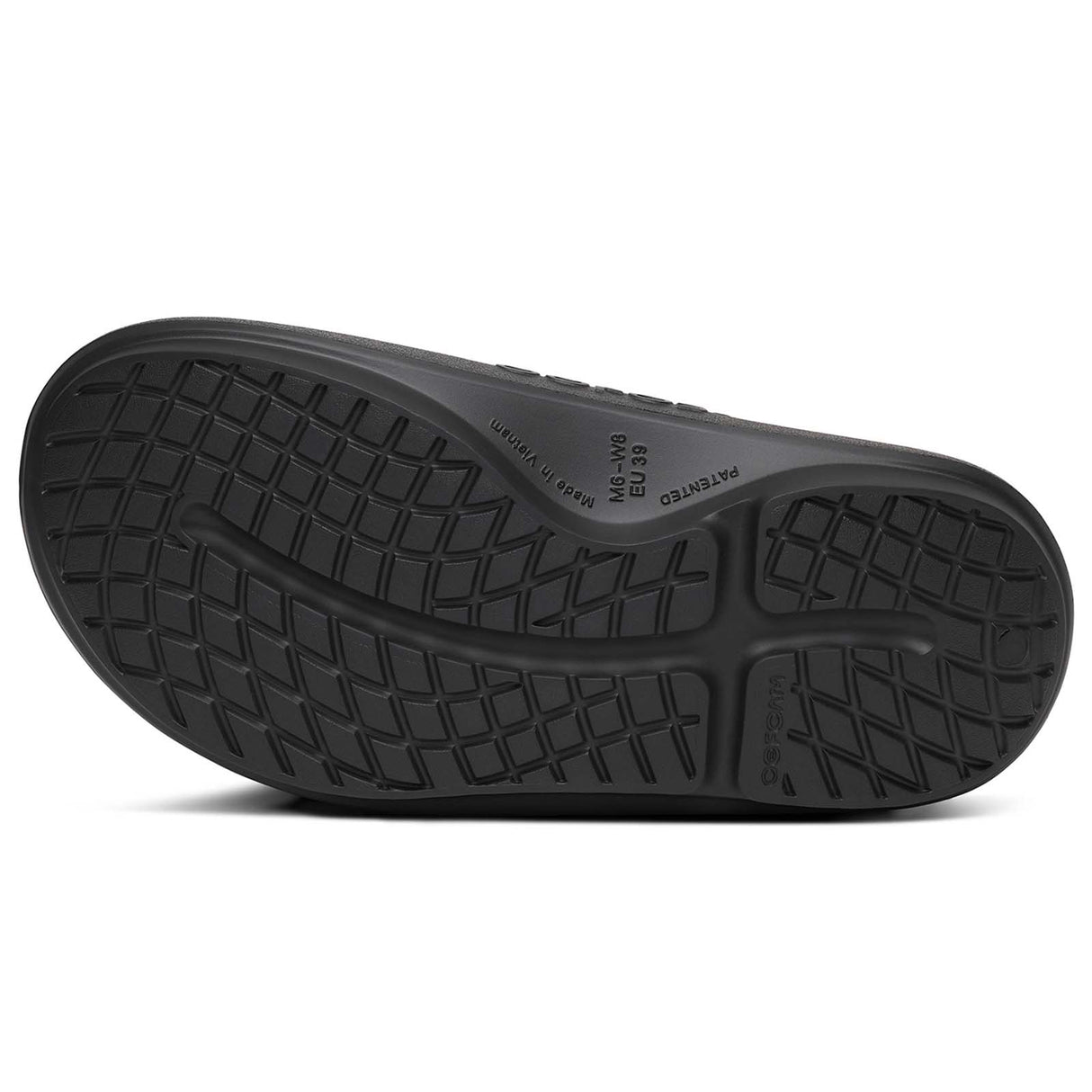Oofos Ooahh Plus Sandal Black