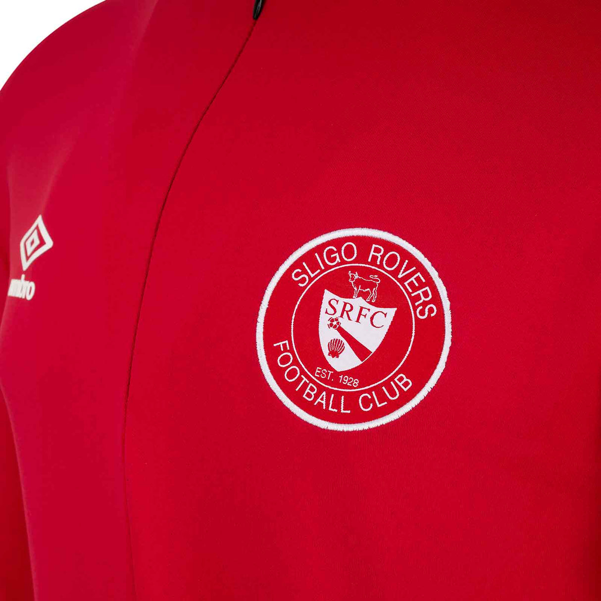 Umbro Sligo Rovers Football 2026 Mens Half-Zip Mid-Layer Top