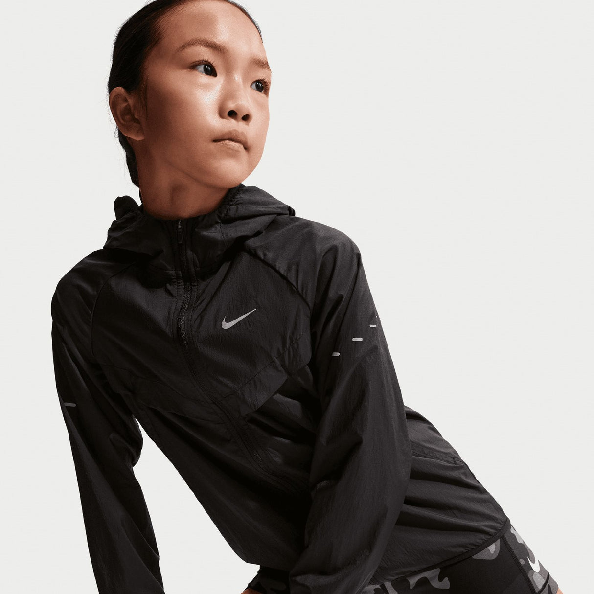 Nike Boys REPEL STRIDE JACKET Black