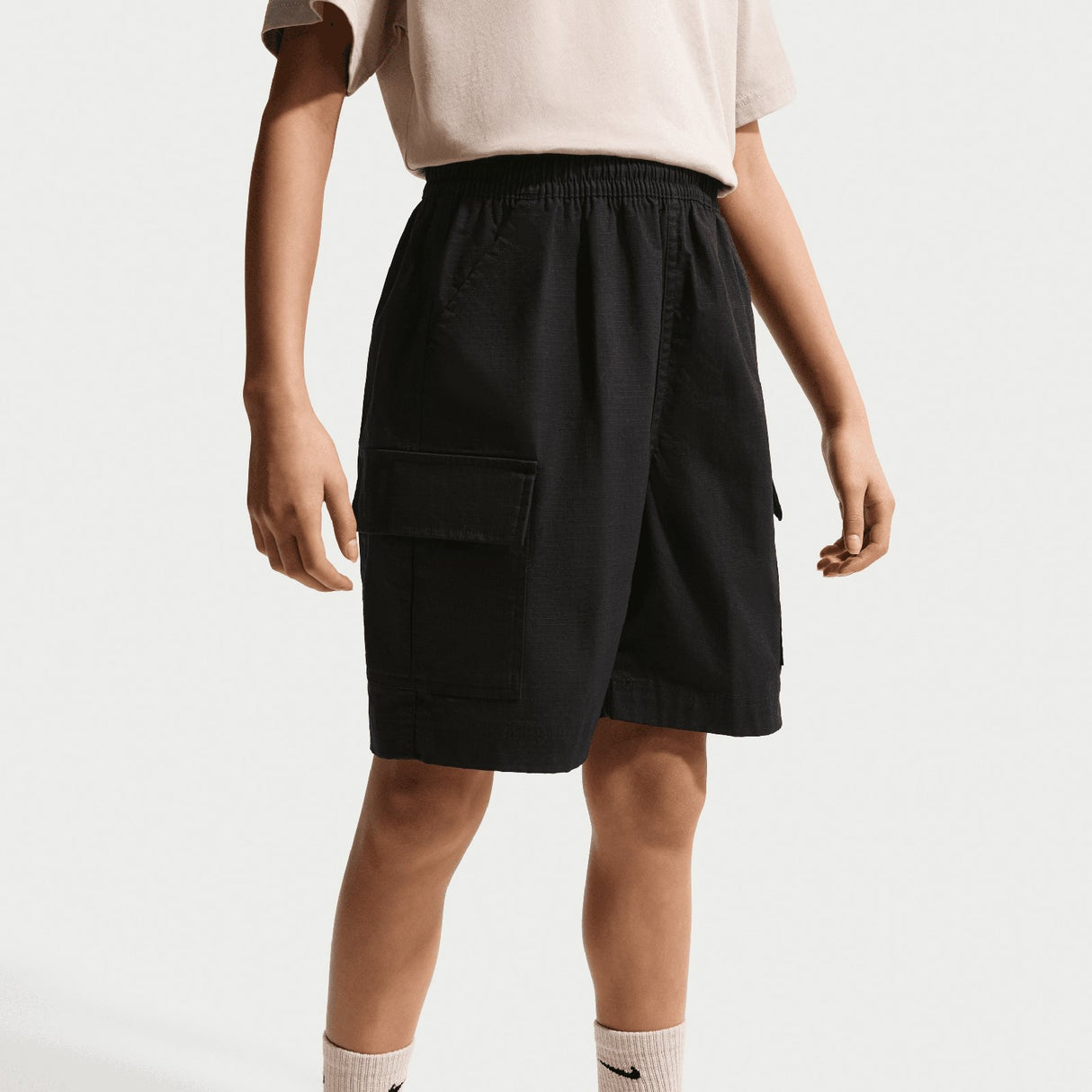 Nike Boys NSW CLUB WVN CRGO SHORT Black