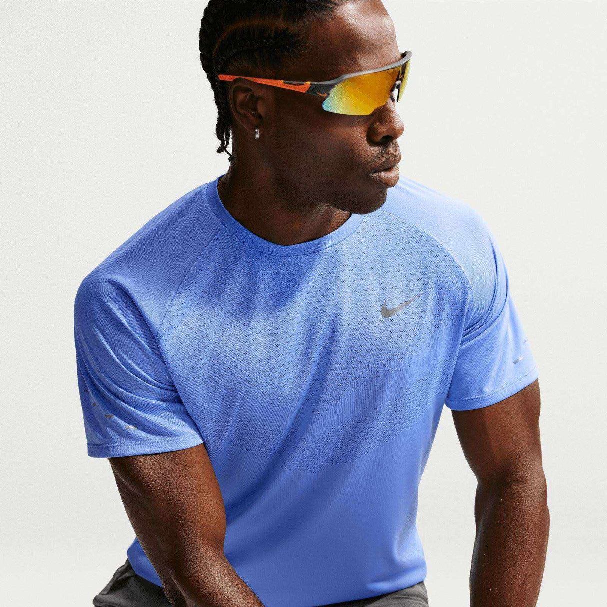 Nike Mens DFADV STRIDE SS TOP Blue