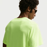 Nike Mens DF BREATHE MILER SS TOP Yellow