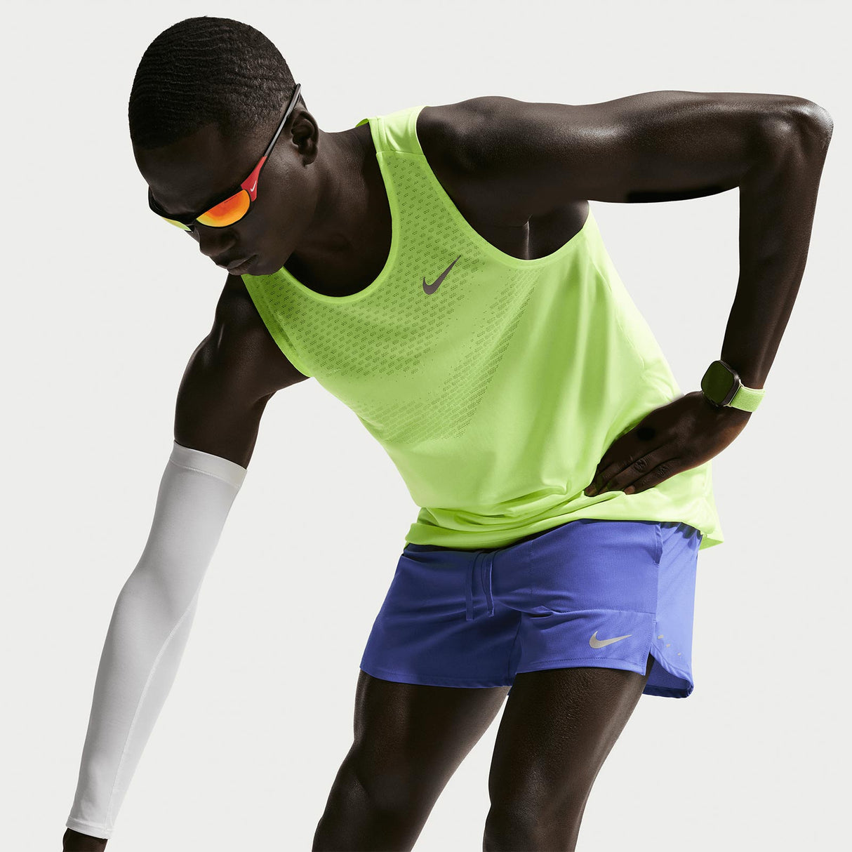 Nike Mens DF STRIDE 5IN BF SHORT Blue