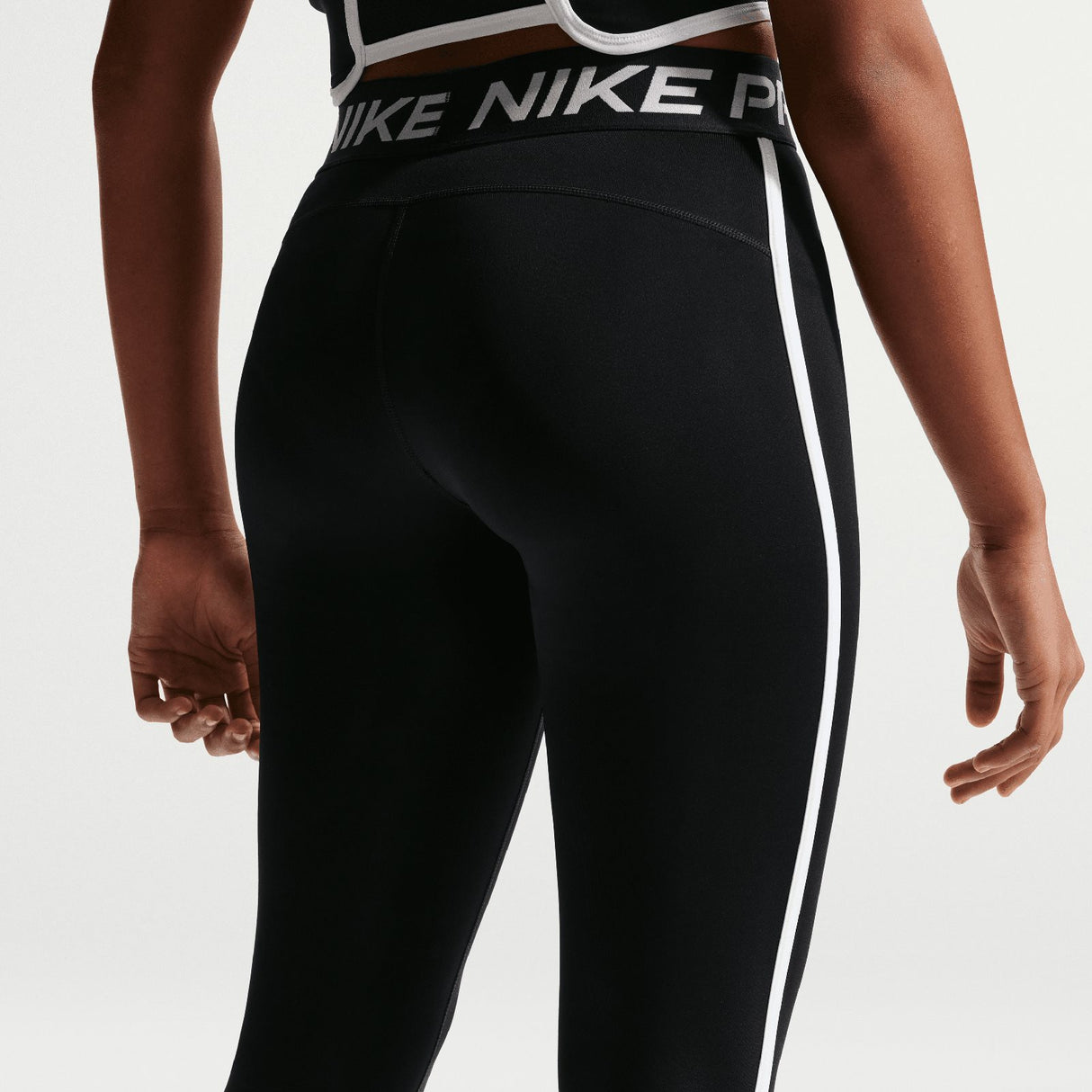 NIKE GIRLS NP DF CAPRI SPORT PACK Black