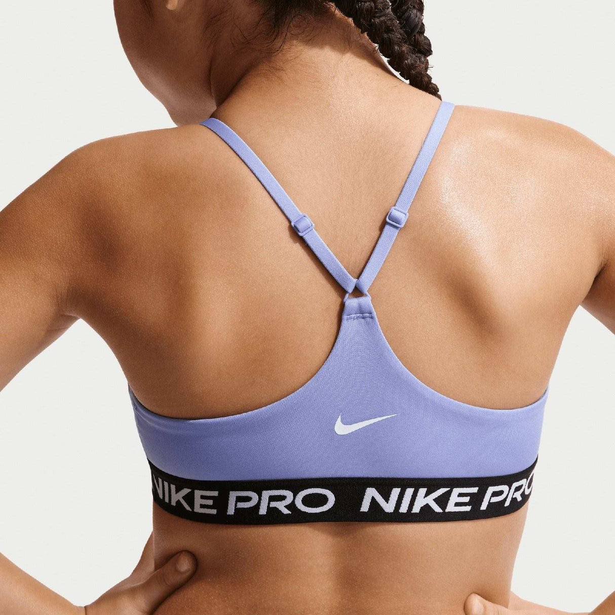 NIKE GIRLS NP INDY BRA Purple