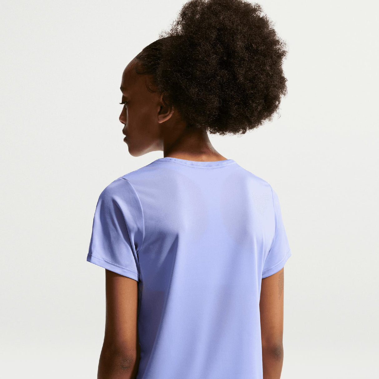 NIKE GIRLS DF ONE STD SS TOP HBR Purple