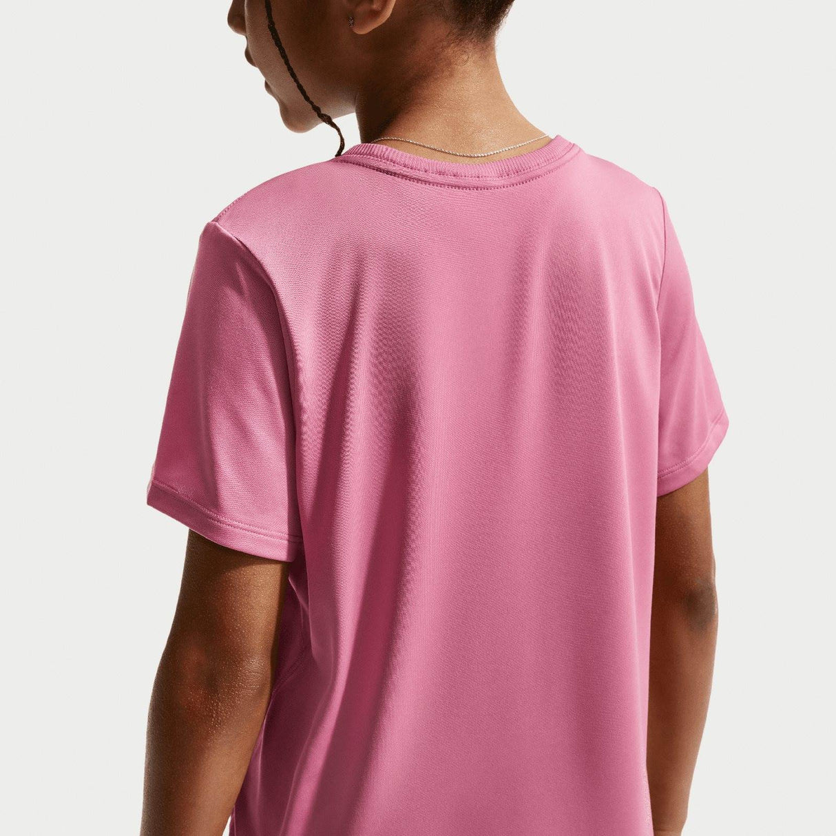 NIKE GIRLS DF ONE STD SS TOP HBR Pink