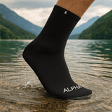 ALPHA U Waterproof Performance Socks Blk