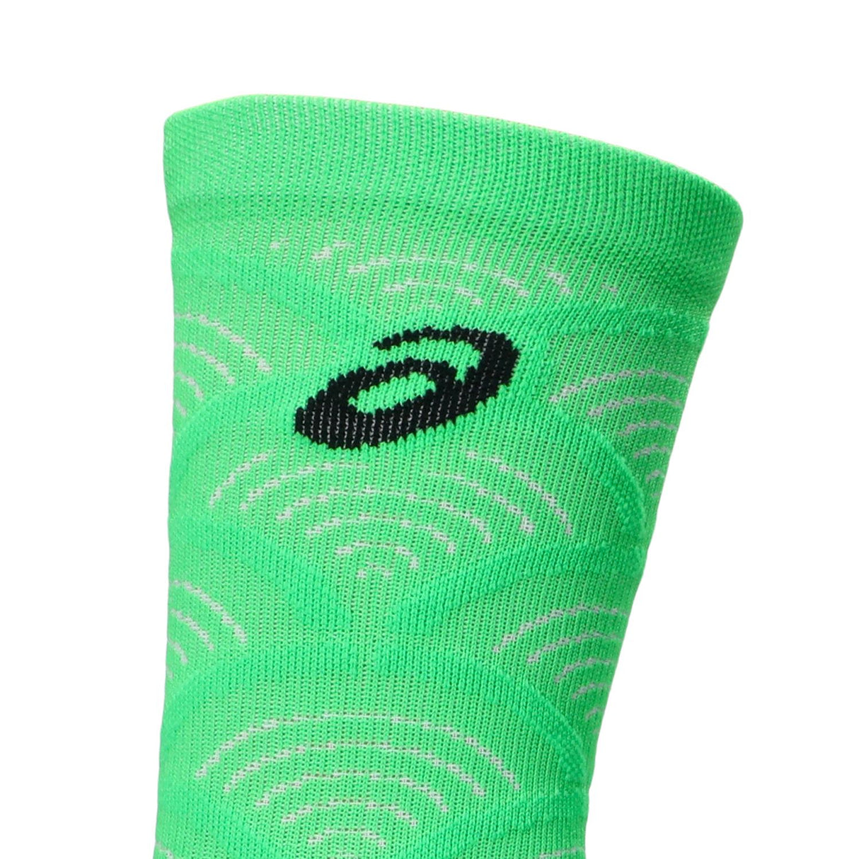 ASICS Performance Run Crew Sock Grn/Blk