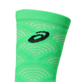 ASICS Performance Run Crew Sock Grn/Blk