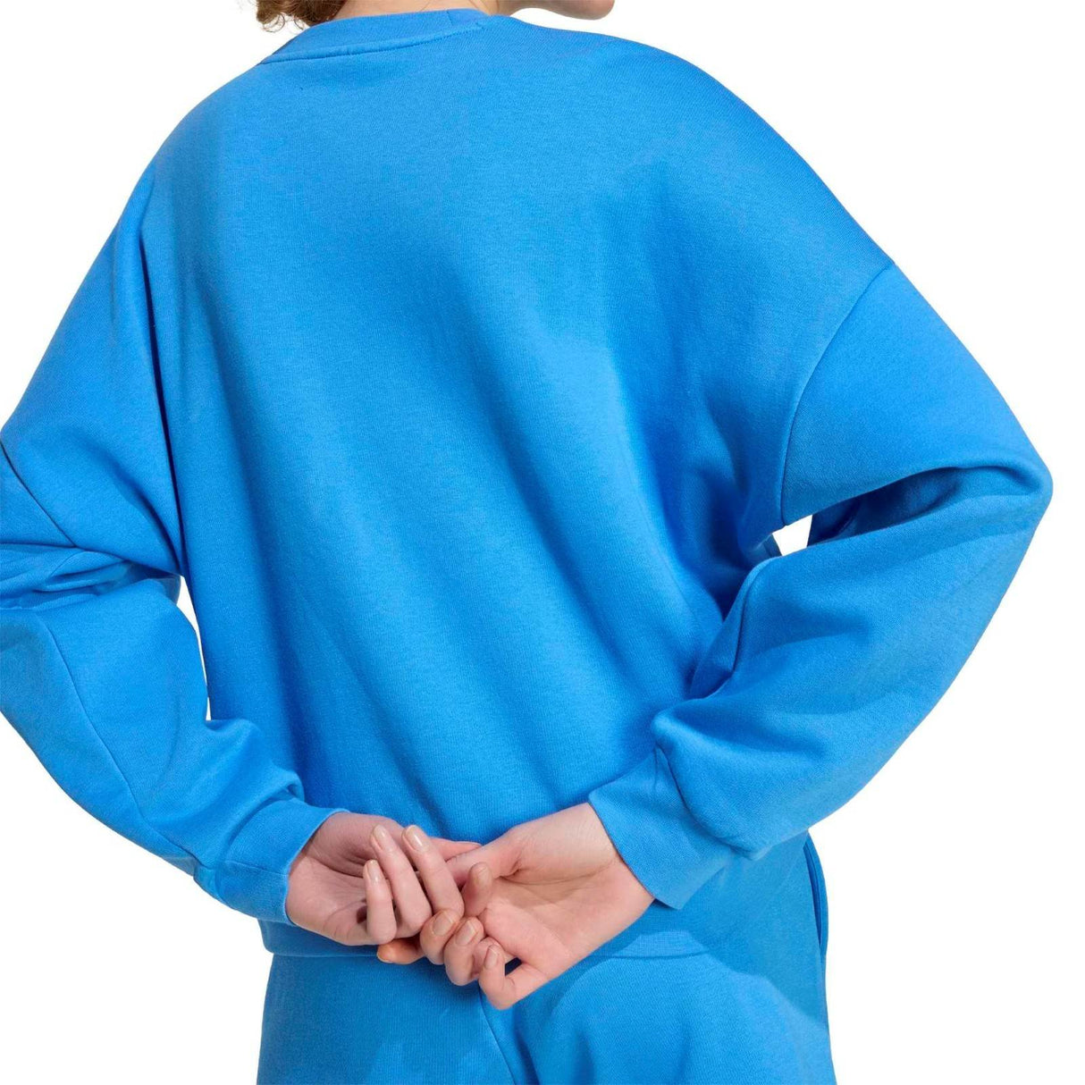 adidas Womens SL Fleece Sweatshirt Blue