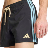 adidas Mens 3 Stripes 5in Shorts Black
