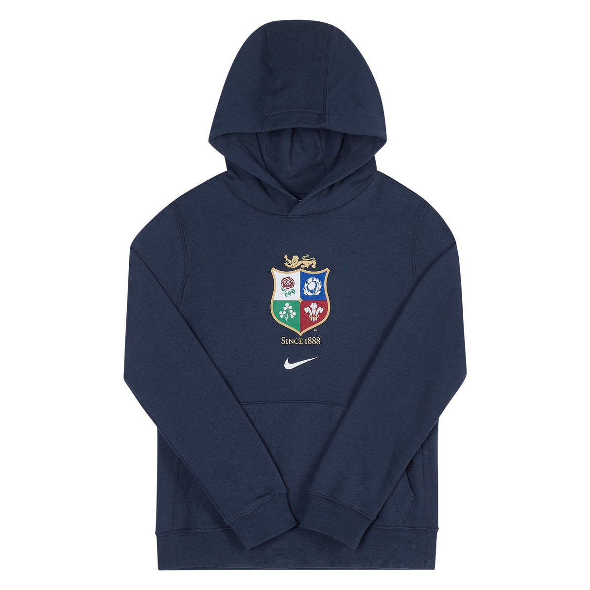 NIKE Womens Lions Kids Hoodie Navy