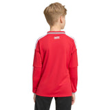 adidas MUFC 26 Kids Home LS Jersey Red