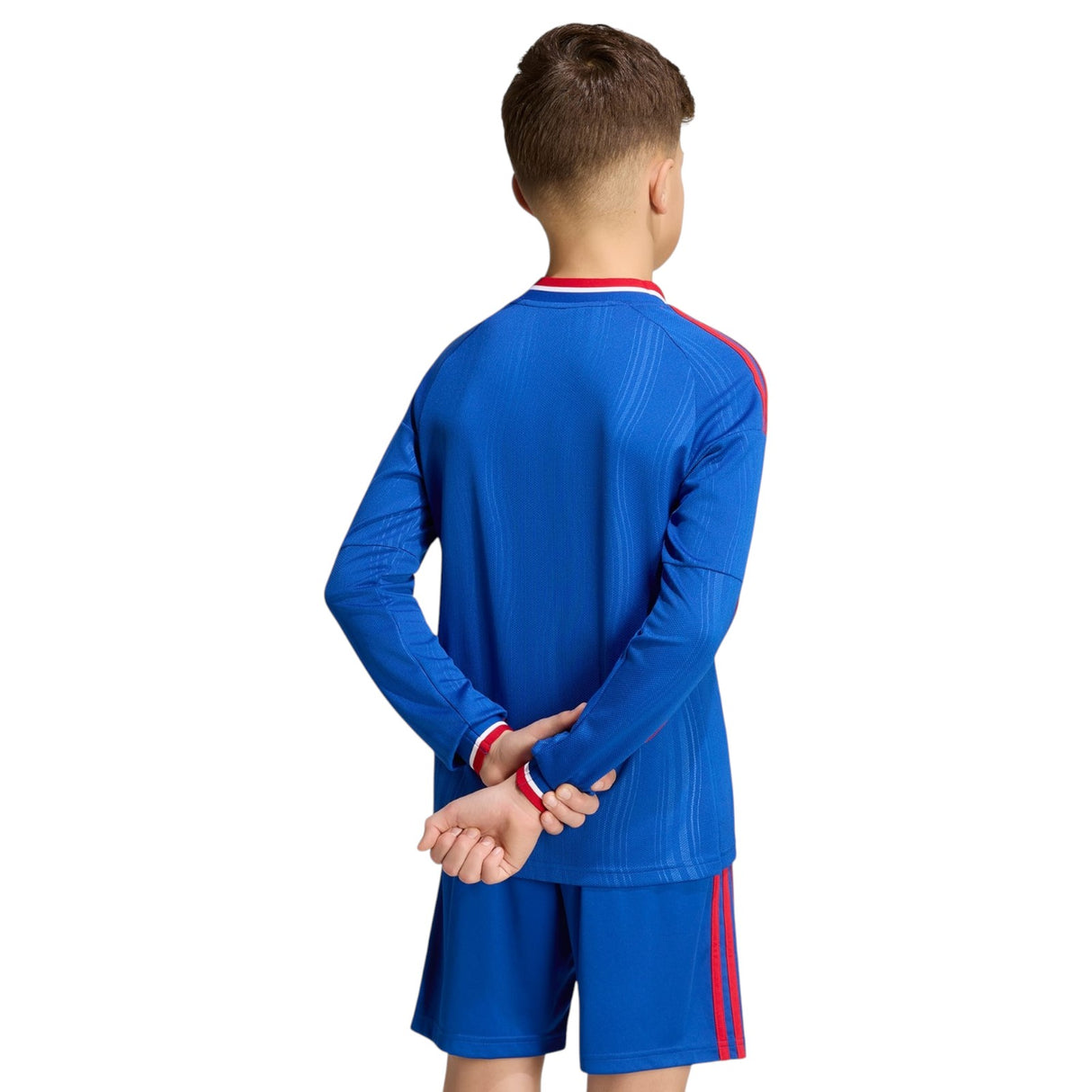 adidas OG MUFC 26 Kid Away LS Jersey Blu