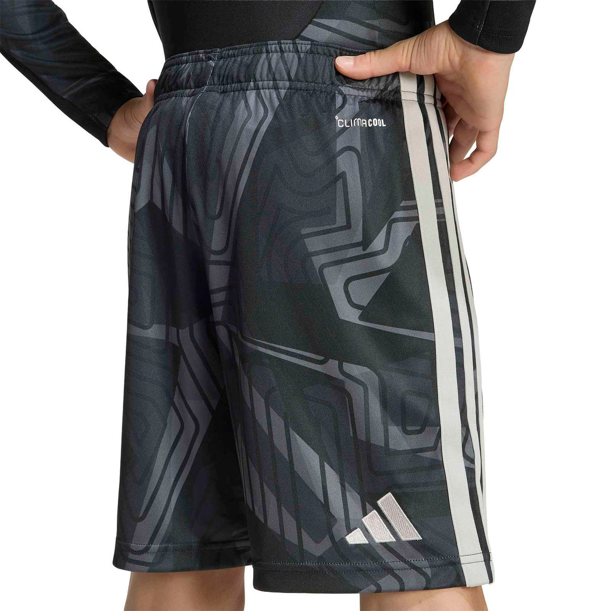 adidas MUFC 26 Kids Home GK Shorts Black