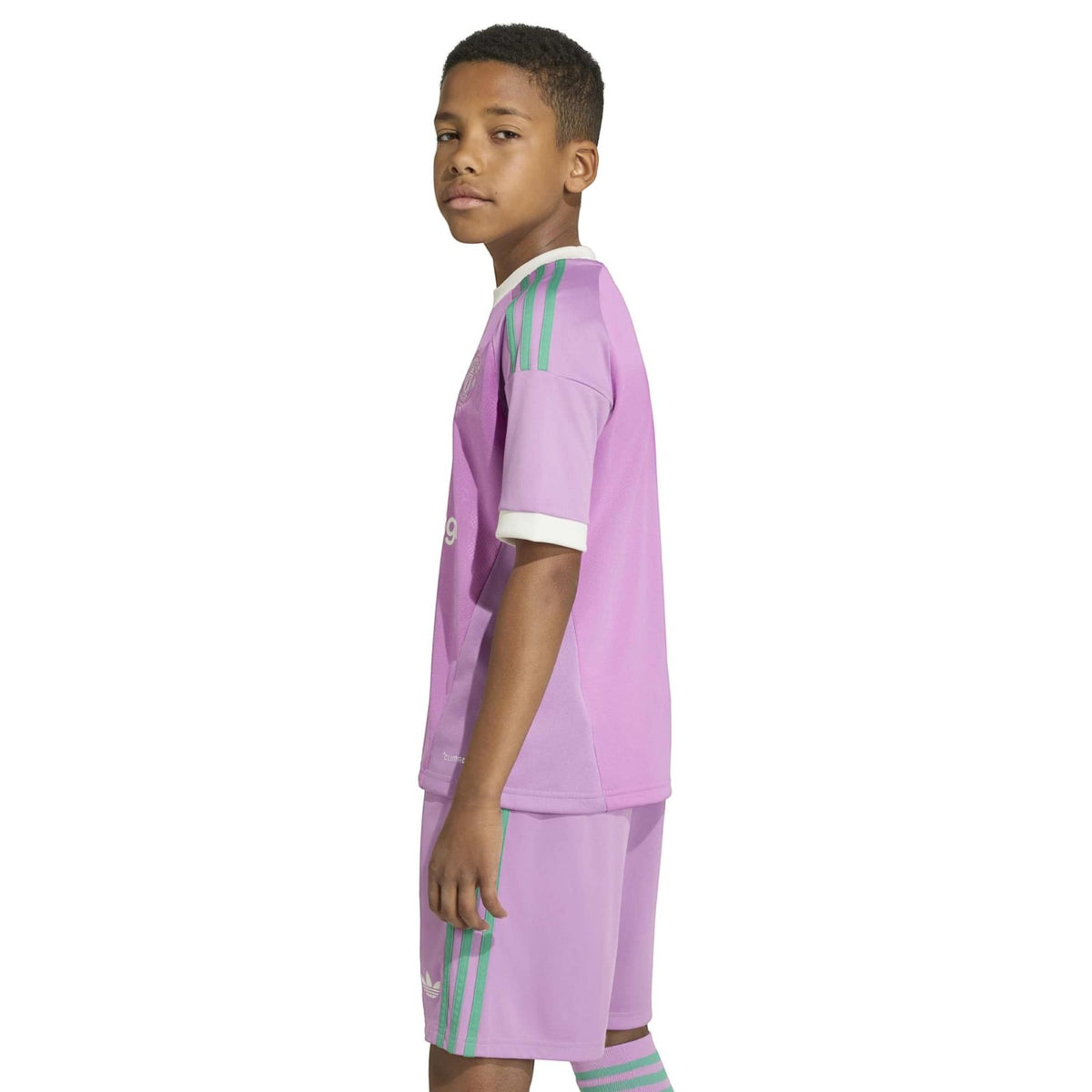 adidas MUFC 26 Kids Away GK Jersey Purpl