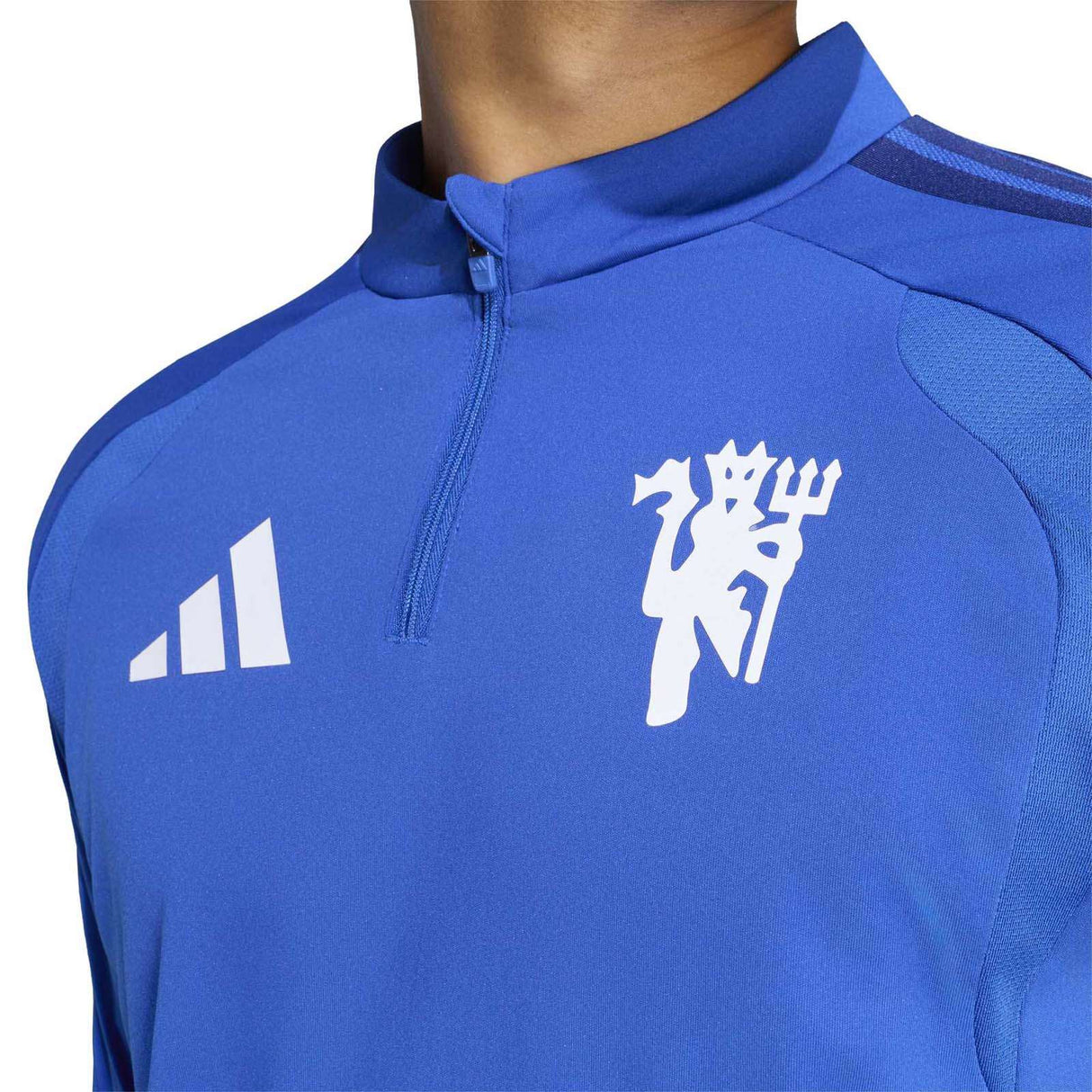 adidas MUFC 26 EU Training QZ Top Blue