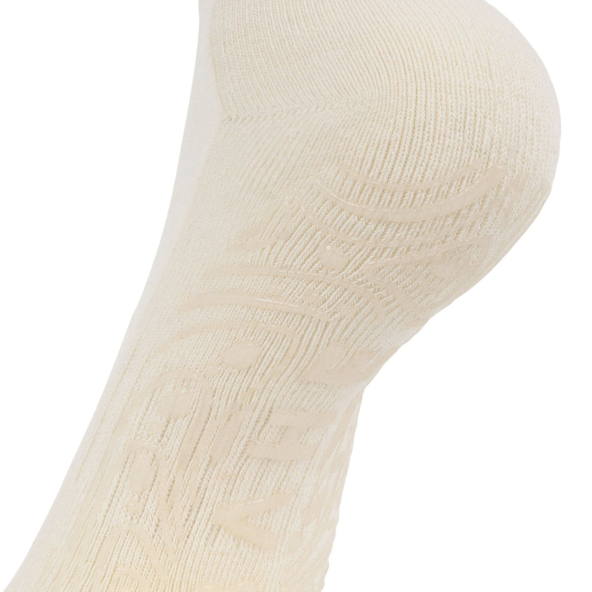 BAHE Studio Grippy Crew Socks 2Pk White