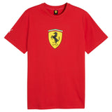 Puma Ferrari Colored Shield T Shirt Red