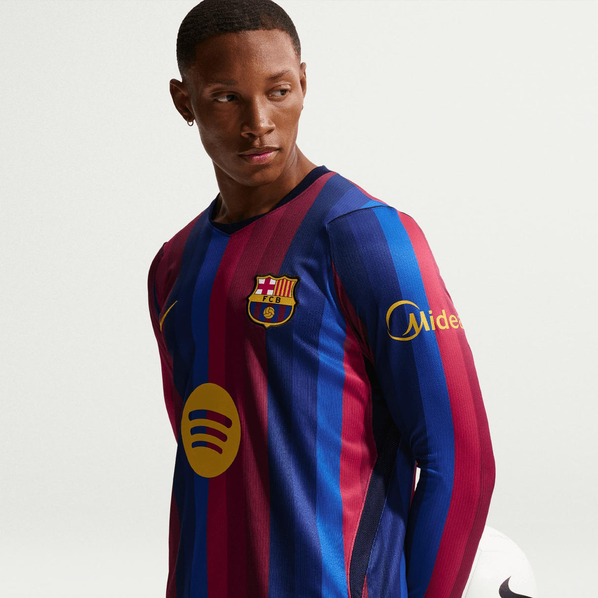 Nike FCB 26 Home LS Jersey Blue