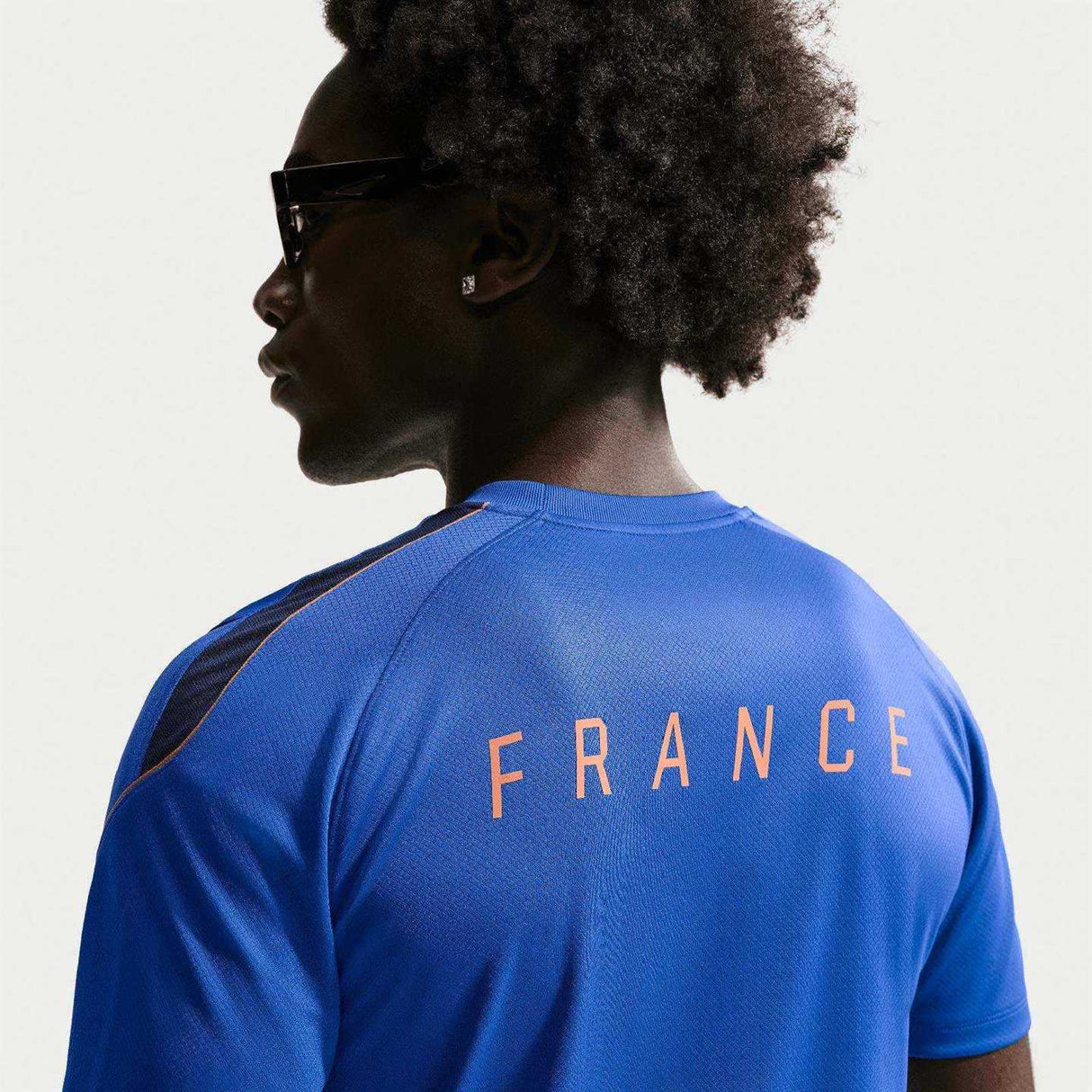 Nike France WC26 Strike Drill Tee Blue
