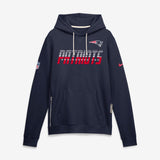 Nike Mens Patriots Dri-Fit SI Hoodie Nvy