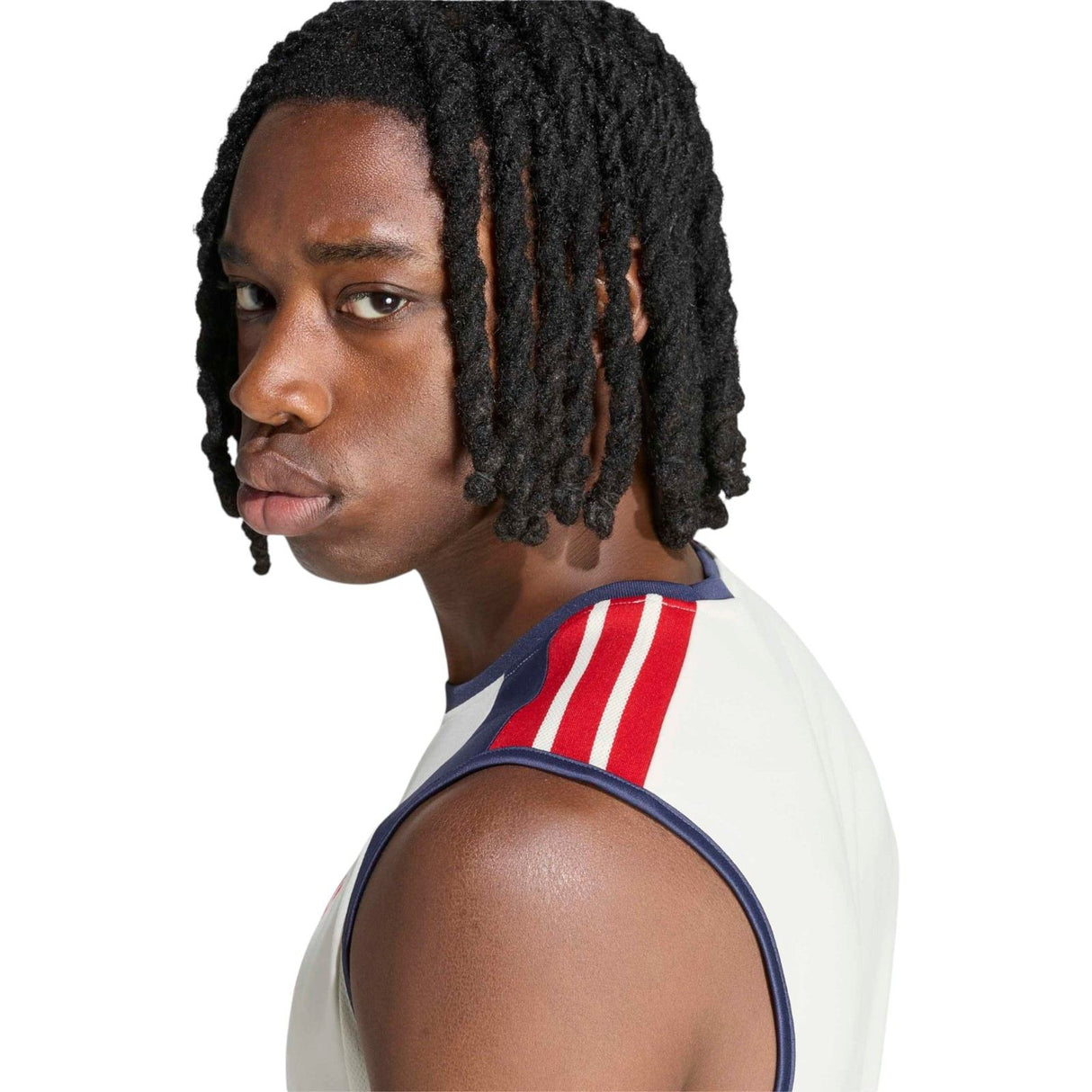 adidas Mens France Singlet White