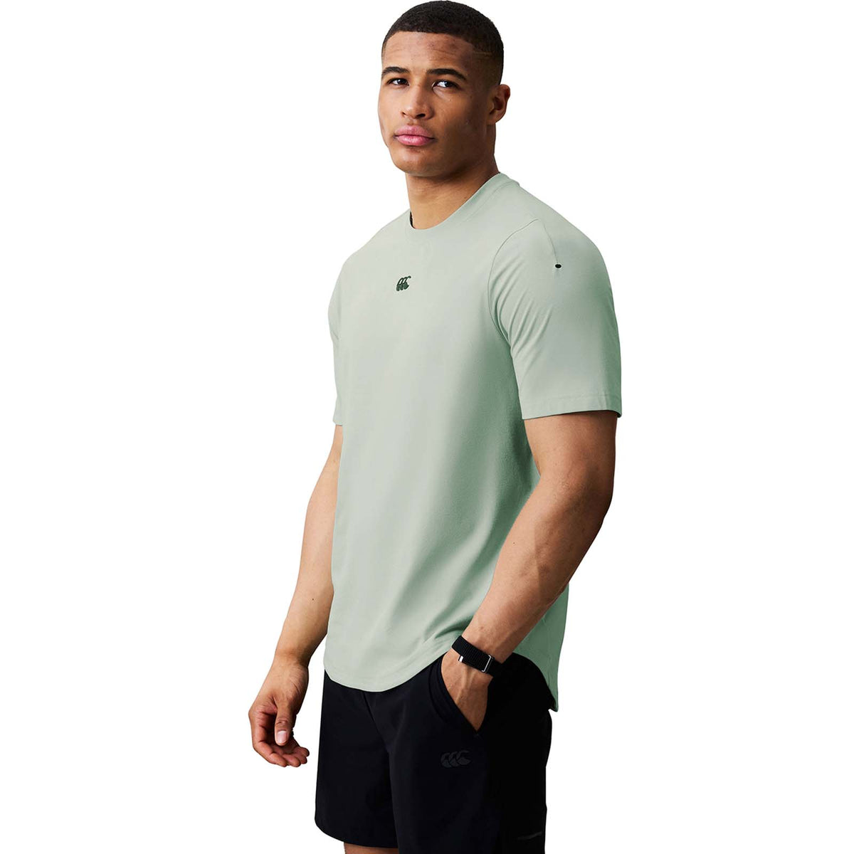 Canterbury Men Everest Dart Tech Tee Grn
