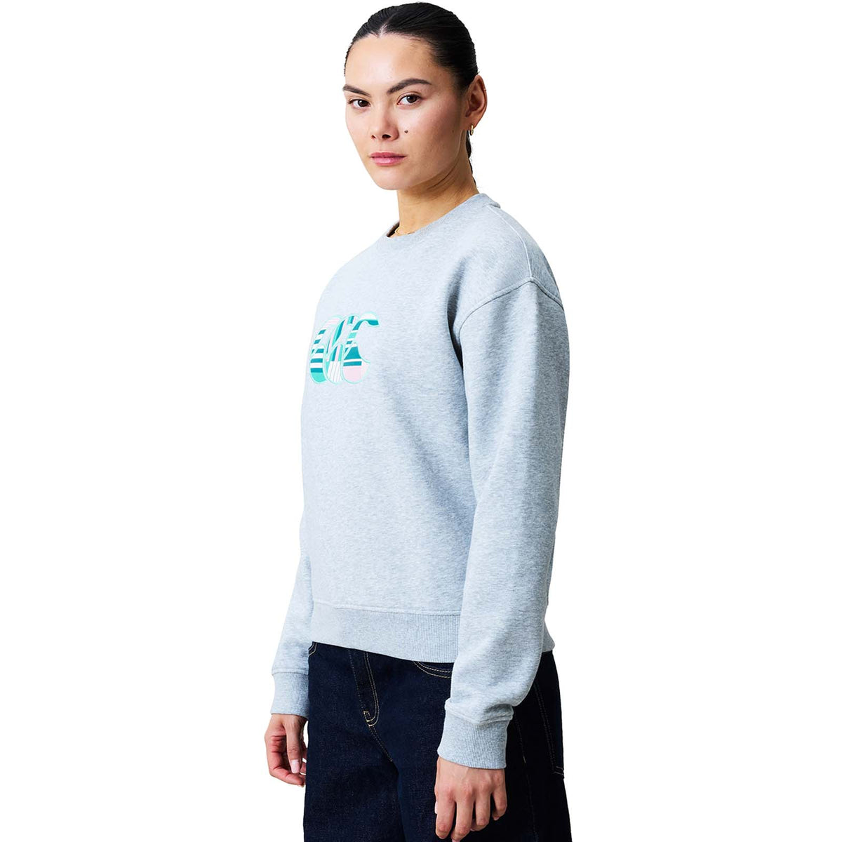 Canterbury Womens Uglies Logo Crew Grey