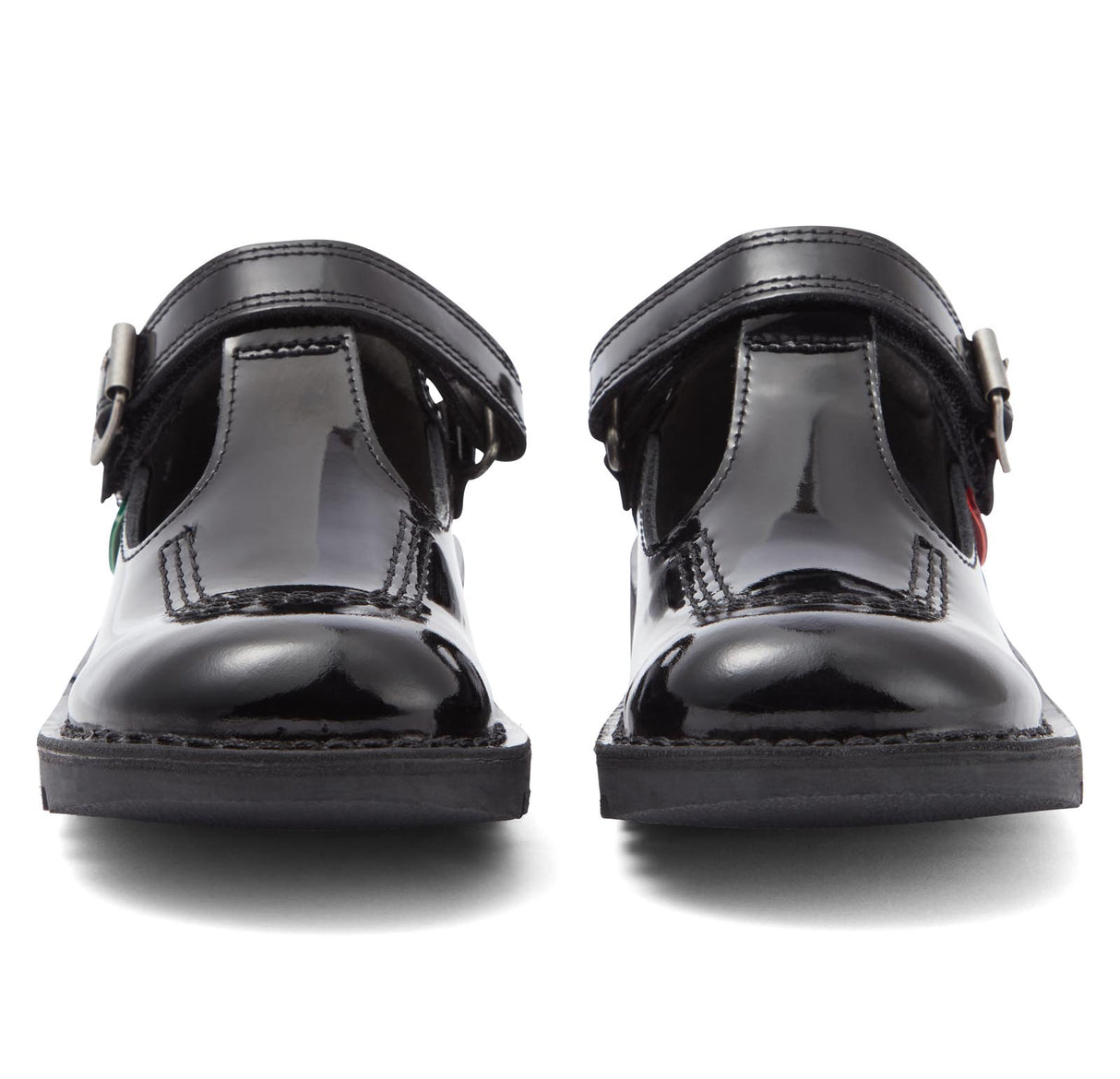 Kickers Kick T-Bar Patent Leather Junior Girls Shoes