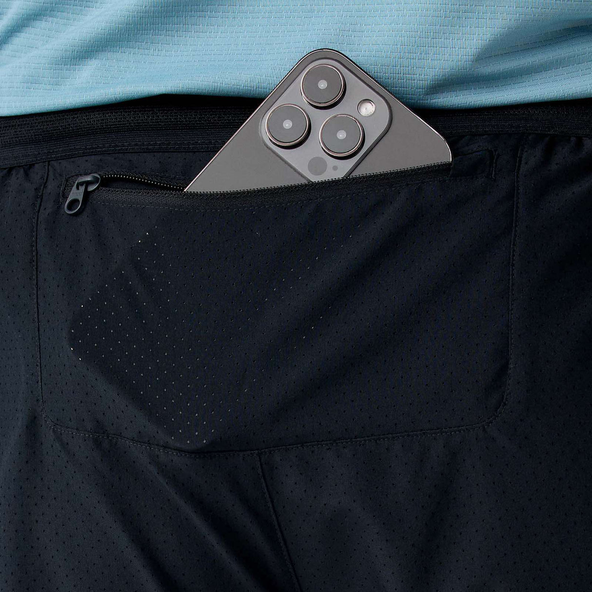 Brooks Mens Dash Cooling Shorts Black