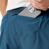 Brooks Mens Dash Reflective Shorts Blue