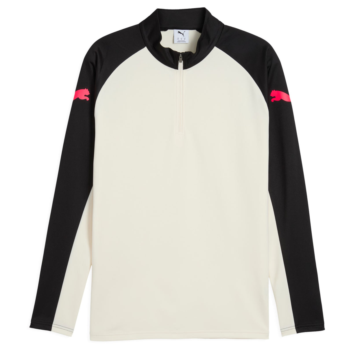 Puma Mens IndividualLIGA Q Zip Top White