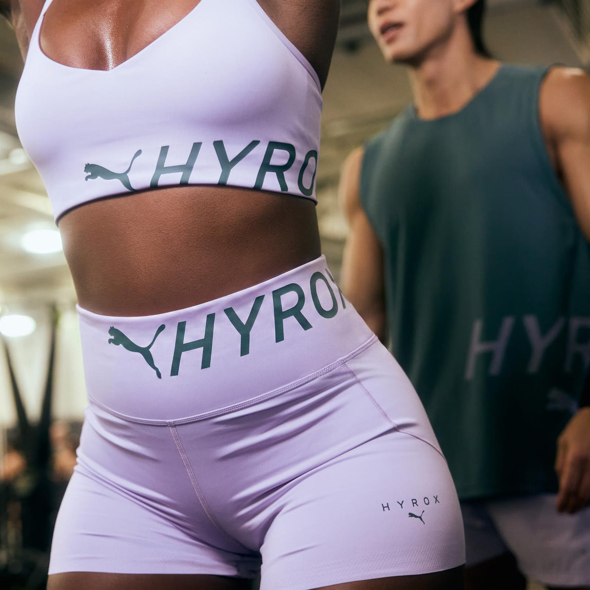 Puma W XHyrox Strappy PWRMode Bra Purple