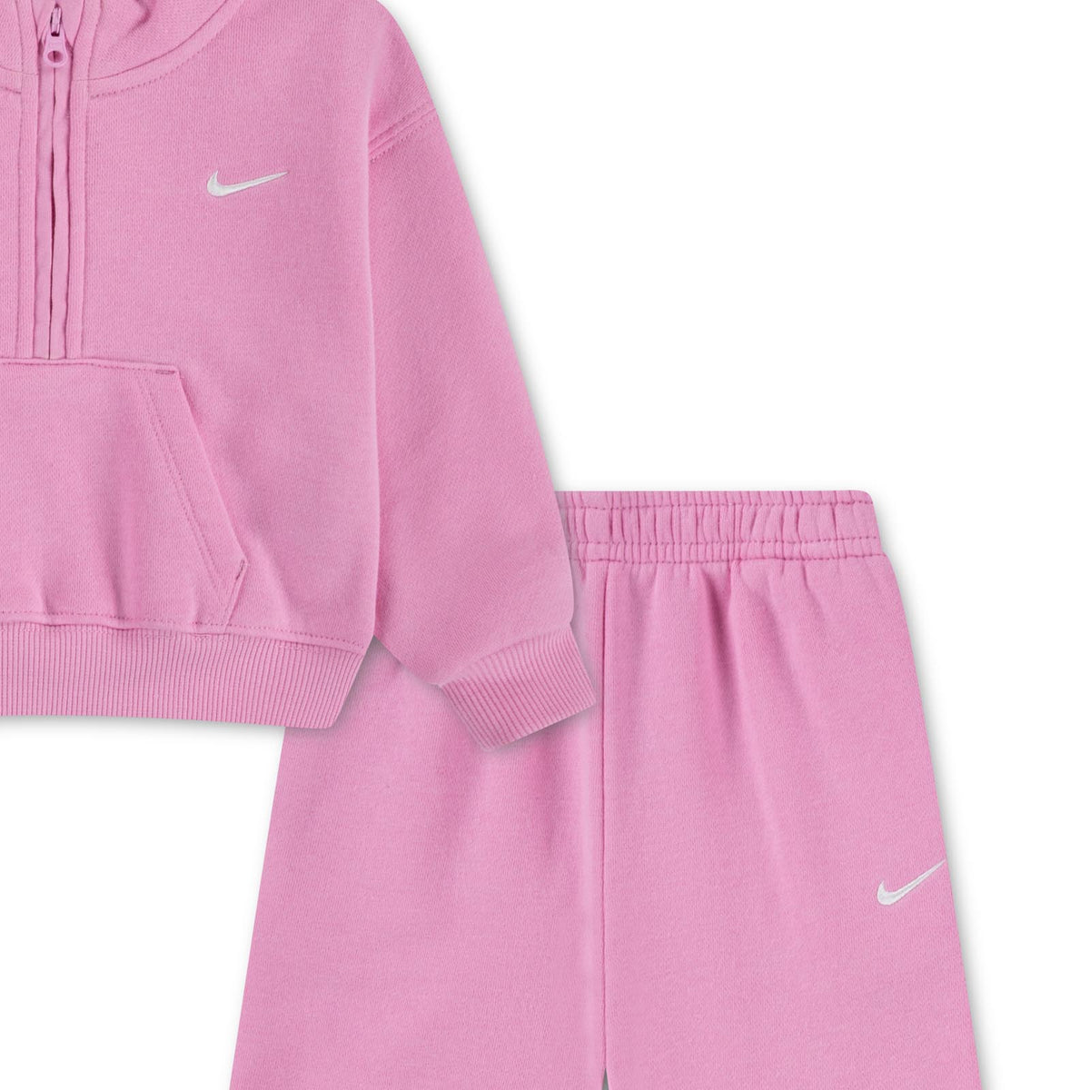Nike Inf Girl NSW STD Flc Qzip Pants Pnk