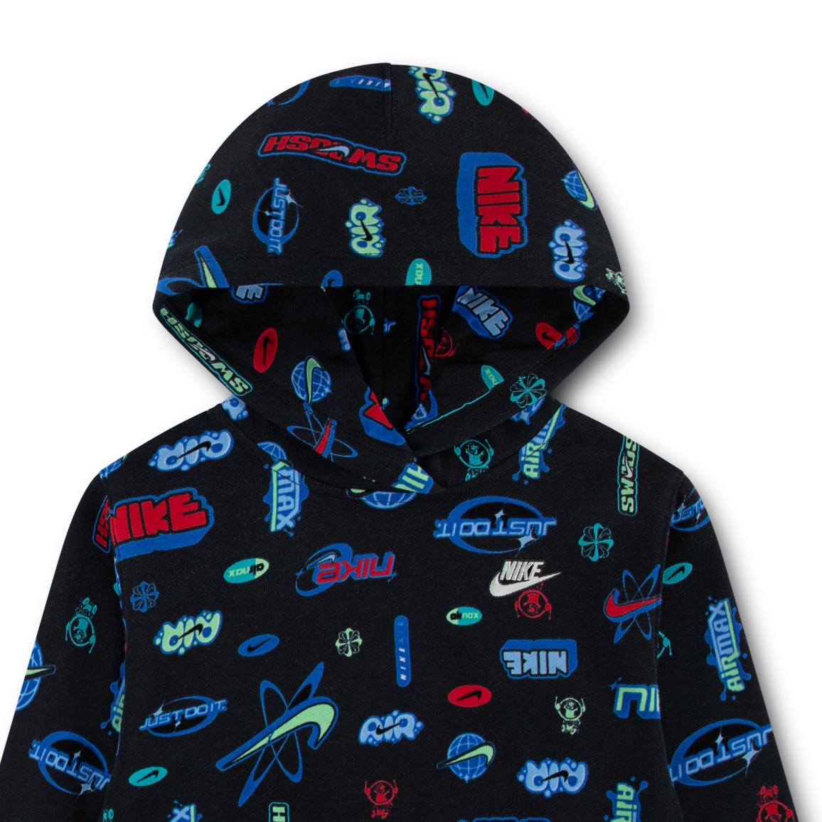 Nike Jr Boys NSW Brand A AOP FLC Set Blk
