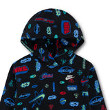 Nike Jr Boys NSW Brand A AOP FLC Set Blk