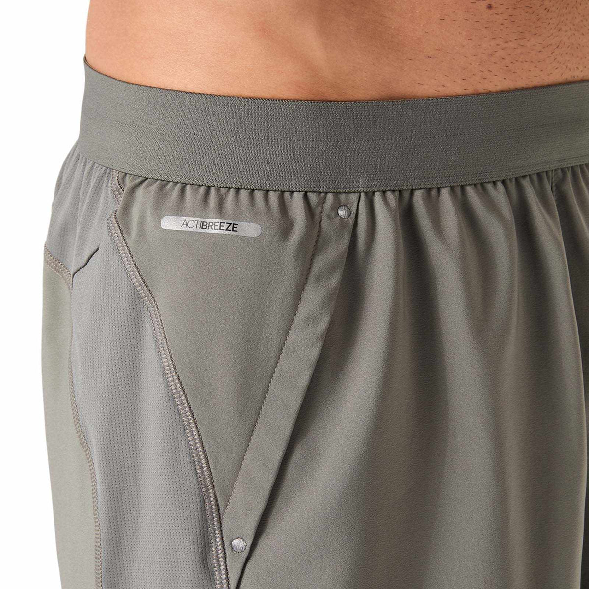Asics Mens Road 5in Short Grey