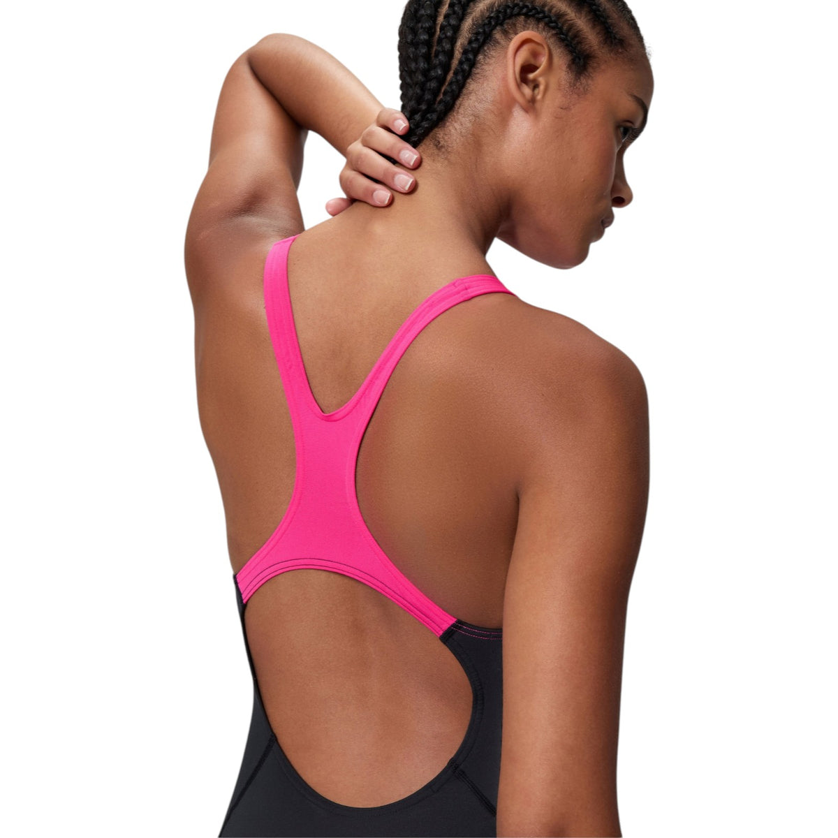 Speedo Wmns Solid Splice Medalist Pink