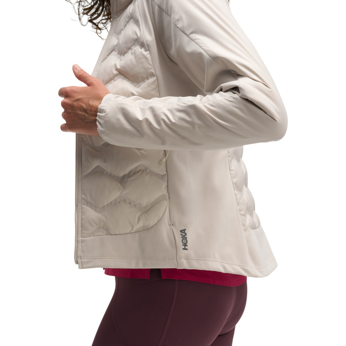 Hoka W Skyfill Insulated Jacket Grey