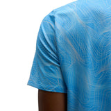 Hoka M Everyrun Short Sleeve CLF PRT Blu