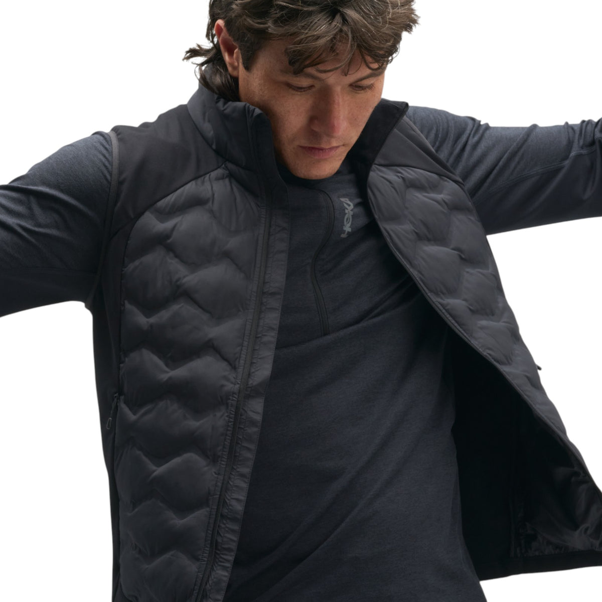 Hoka M Skyfill Insulated Vest Black