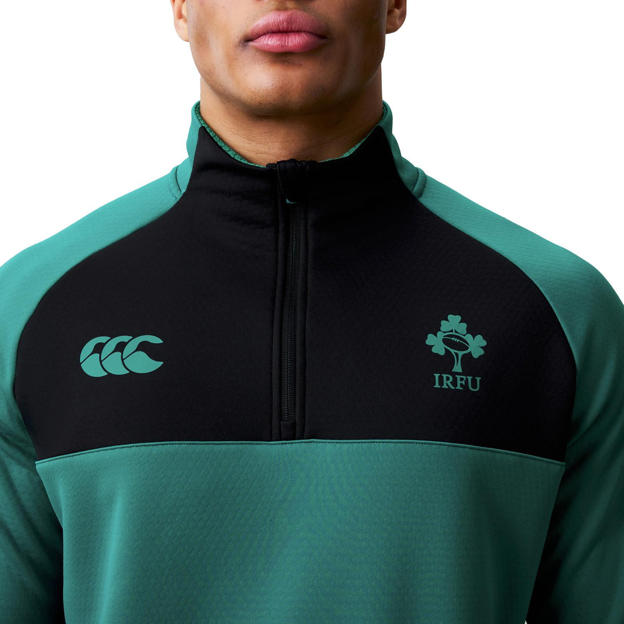 Canterbury IRE QZip Training Top 26 Grn