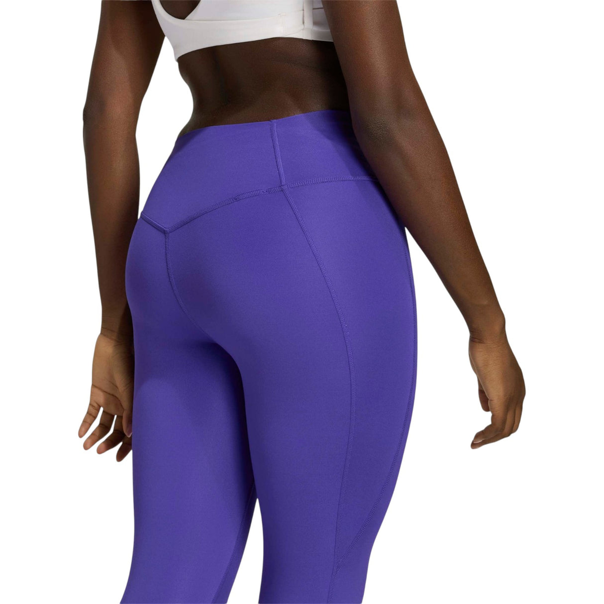 adidas Womens OPT POW Tights 7 8  Purple