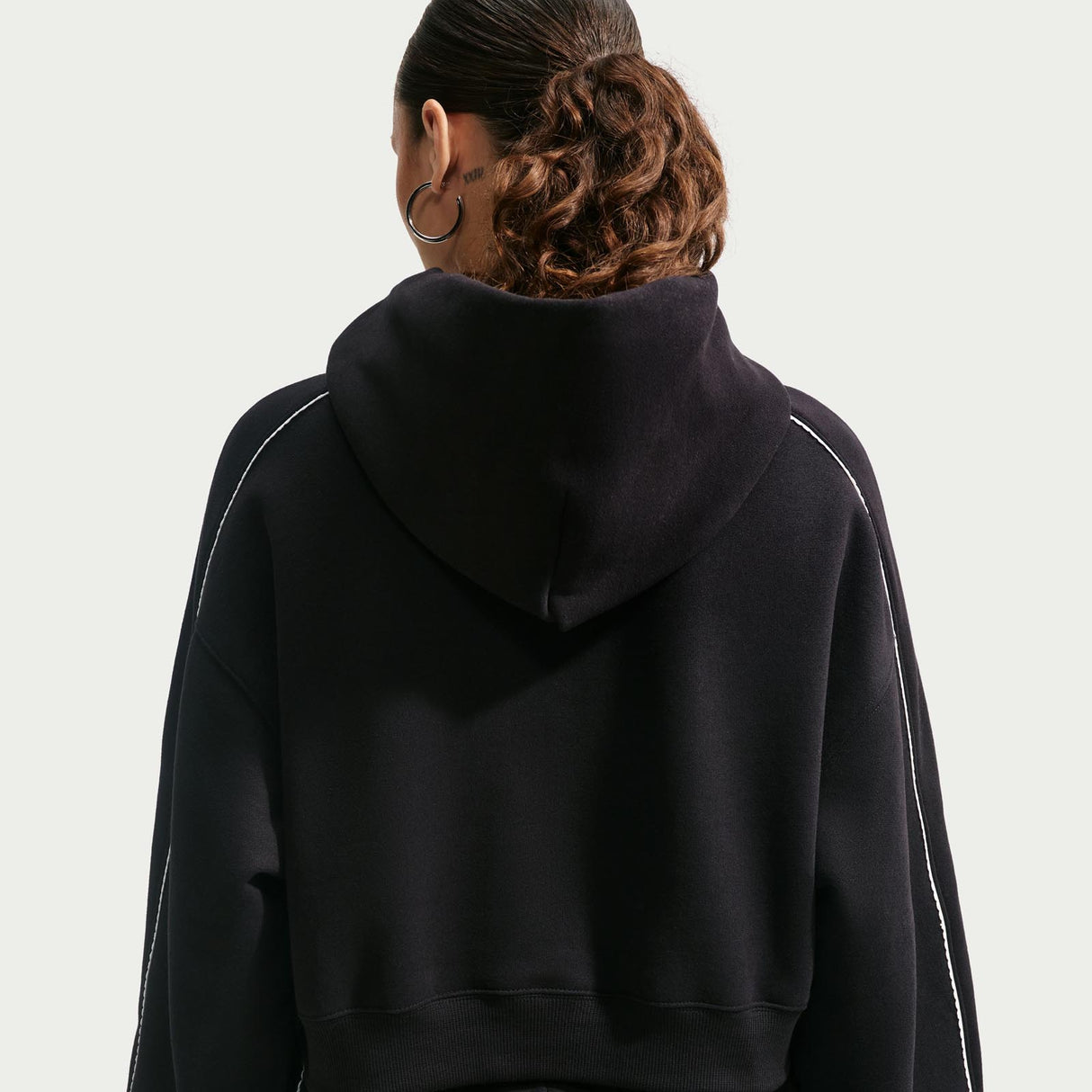 Nike W STDO FLC MW CRP SCLOP Hoodie Blk
