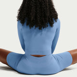 Nike W NP DF SMLS FZ Midlayer Blue