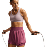 Nike W One DF HR 3in 2N1 Shorts Pink