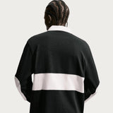 Nike Mens Club LS Rugby Top Black